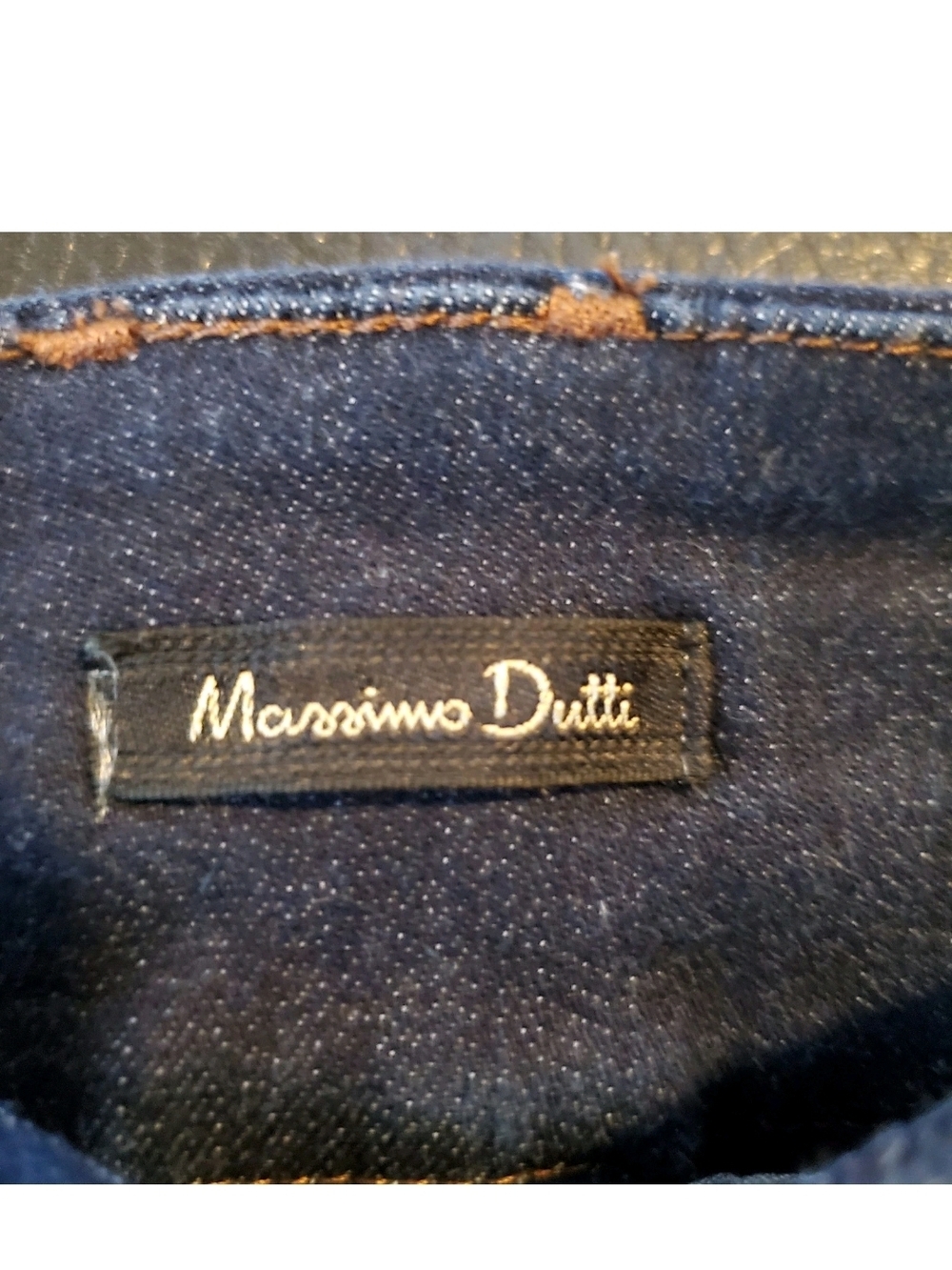 Massimo Dutti Dark Blue High-Rise Skinny Jeans Size 2 - Picture 4 of 10